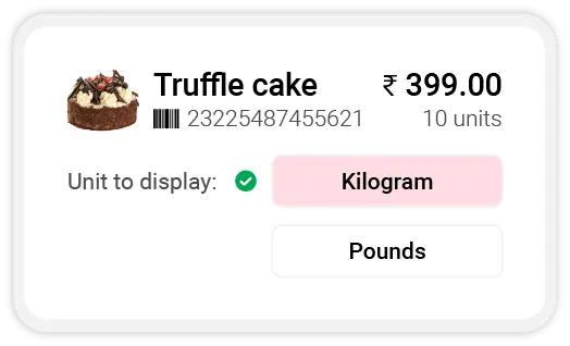 Multiple Unit support , free billing software for bakery shop Multiple Unit support , Billing Software for Bakery shop